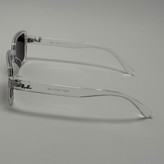عینک آفتابی پلاریزه ریبن مستطیلی کریستالی مشکی کد rayban RB 2201