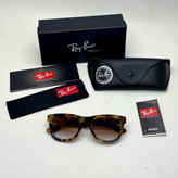 عینک آفتابی ریبن ویفرر ریورس پلنگی به همراه پک کامل rayban