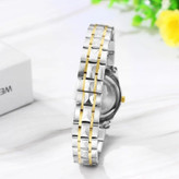 ساعت مچی عقربهای کوارتز مردانه پوداگار مدل الماسی قفل پروانه ای ضد آب کد 004