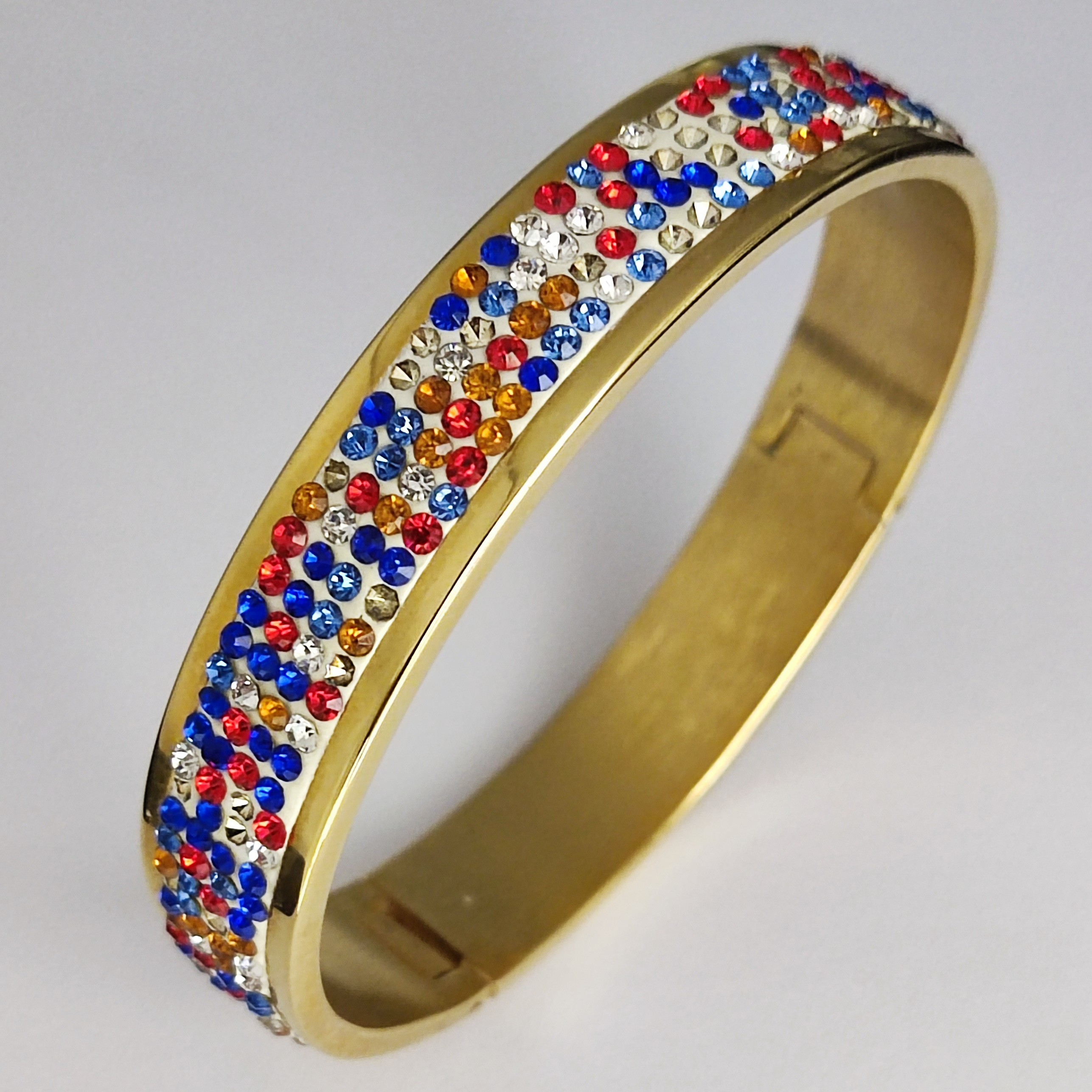 دستبند فول نگین رنگی،دستبند سنتی استیل،دستبند بلوچی،دستبند جنوبی،دستبند رنگی