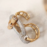 نیم ست دستبند و انگشتر دو انگشتی زنانه طرح هرمس Hermes رنگ ثابت کد mp (پس کرایه)