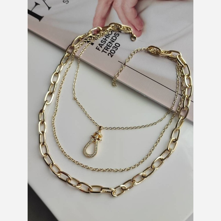 گردنبند سه لاین 7108253641