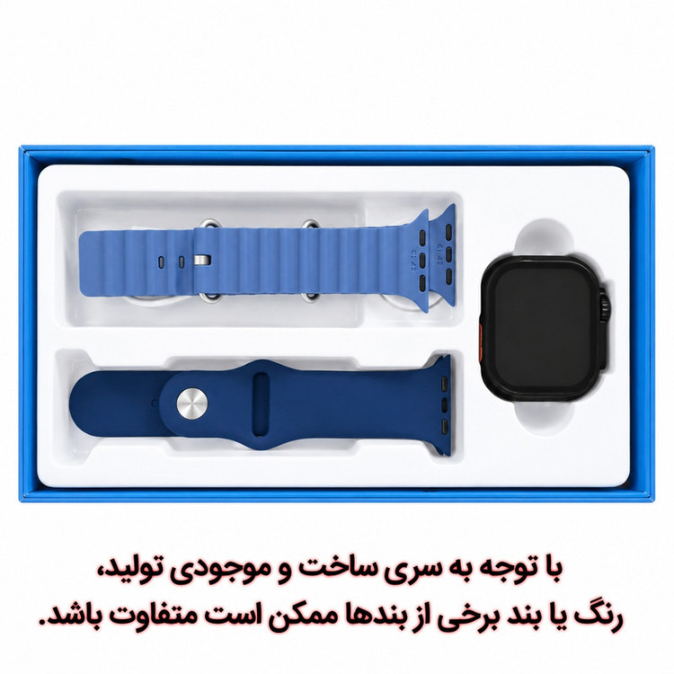 ساعت هوشمند 49 میلی متری زد تی مدل max20 با بند سیلیکونی