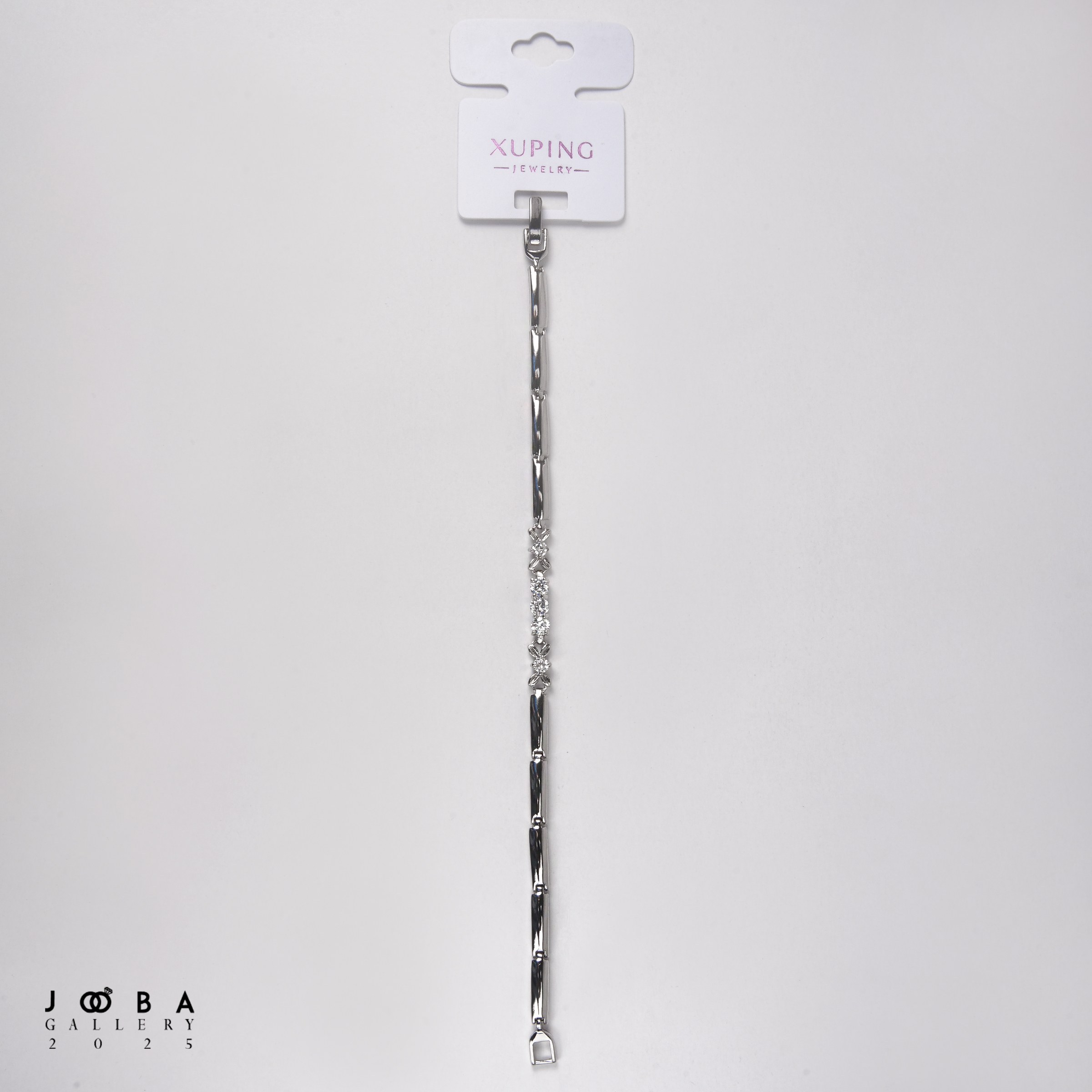دستبند زنانه نگینی پروانه ژوپینگ کد 1102012994