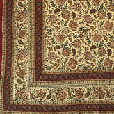 پارچه قلم کار طرح گل و مرغ سایز یک متری