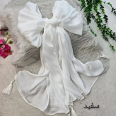 شال کریستال کرپ کریستال شنی ابعاد 180 در 74 رنگ مشکی سفید کرم