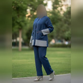کت زنانه مدل جدید جنس سوپر شانتون اعلا فری سایز 38 تا 46