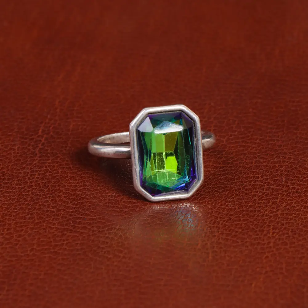 انگشتر توپاز سنتاتیک زنانه کد 32906