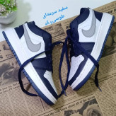 کفش کتانی جردن نایک زنانه جنس چرم حوله ای با کفی طبی و زیره پیو رابر