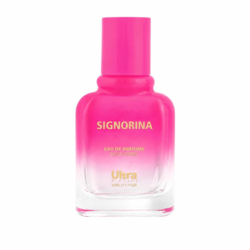 عطر جیبی زنانه اولترا ویرچوآل مدل Signorina با رایحه خنک و شیرین حجم 30 میلی‌لیتر