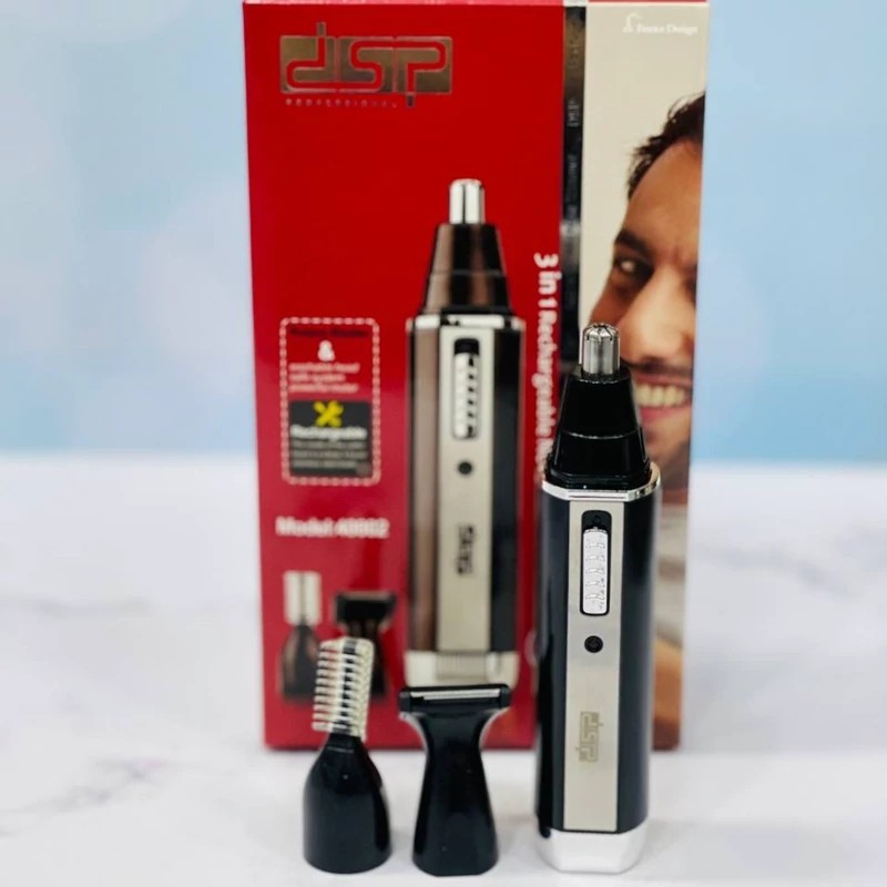 موزن گوش و بینی دی اس پی شارژی باطری سه کاره کله موزن گوش و بینی کله خط زنی و اصلاح کله تیغ ابرو