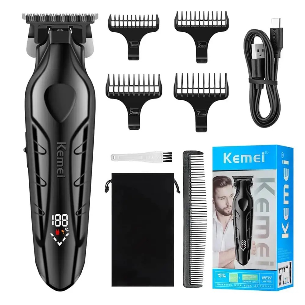 ماشین اصلاح خط زن و صفر زن سر و صورت کیمی مدل KM-2269