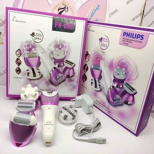 دستگاه اپیلاتور و موکن 5 کاره فیلیپس اصل مدل Philips کیفیت عالی