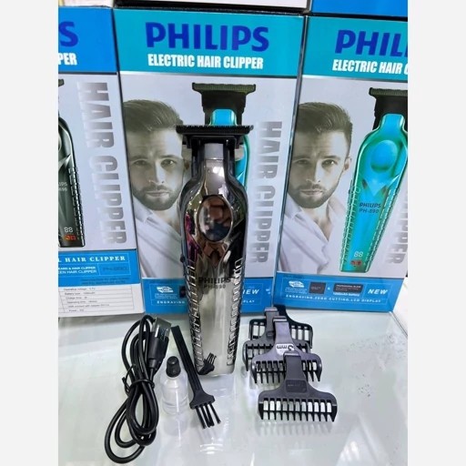 خطزن  و صفر زن مارک فیلیپس مدل 890 دورنگ فیروزه ای ومشکی .جدید