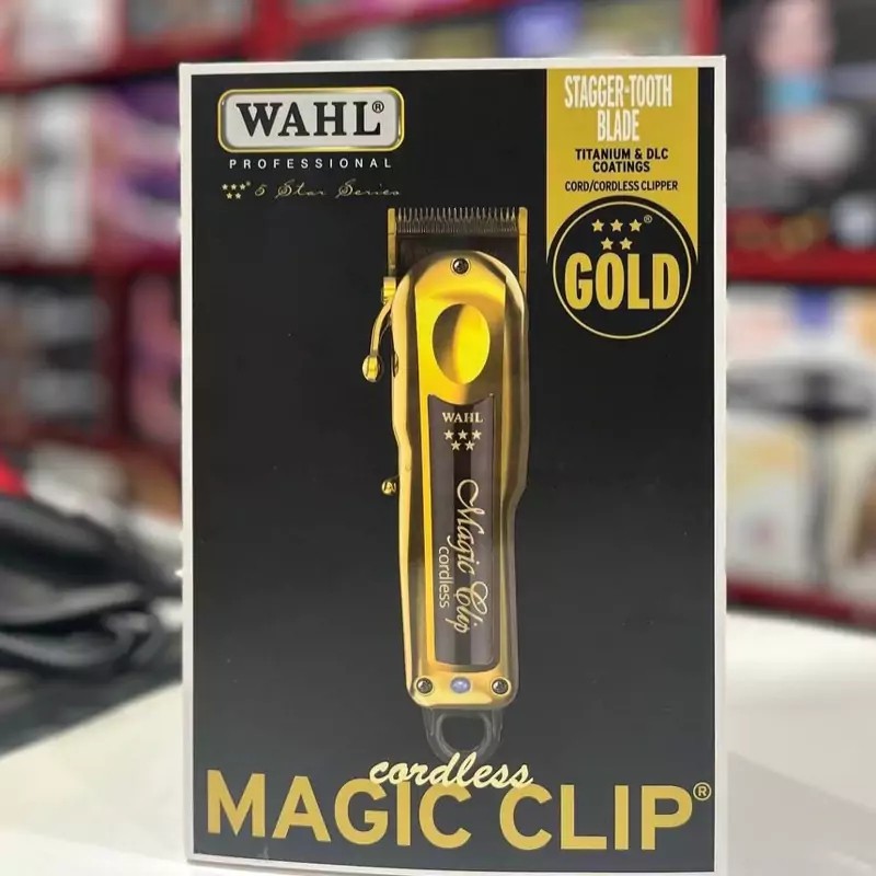 تخفیف ویژه ماشین اصلاح وال مجیک کلیپ گلد بی سیم اصل WAHL MAGIC CLIP CORDLLESS GOLD
