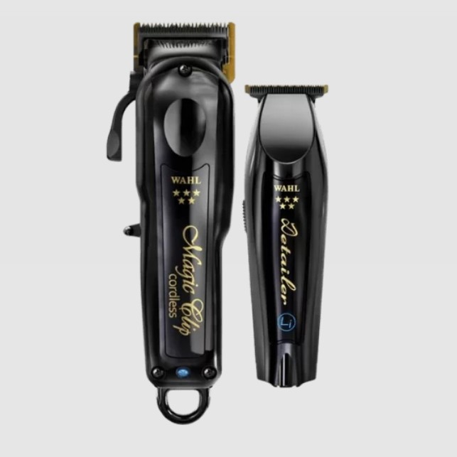 ماشین اصلاح ست وال باربر کمبو خط زن ،صفر زن حجم زن ست بسیار کاربردی مخصوص ارایشگران شارژ  Wahl Barber Combo Cordless