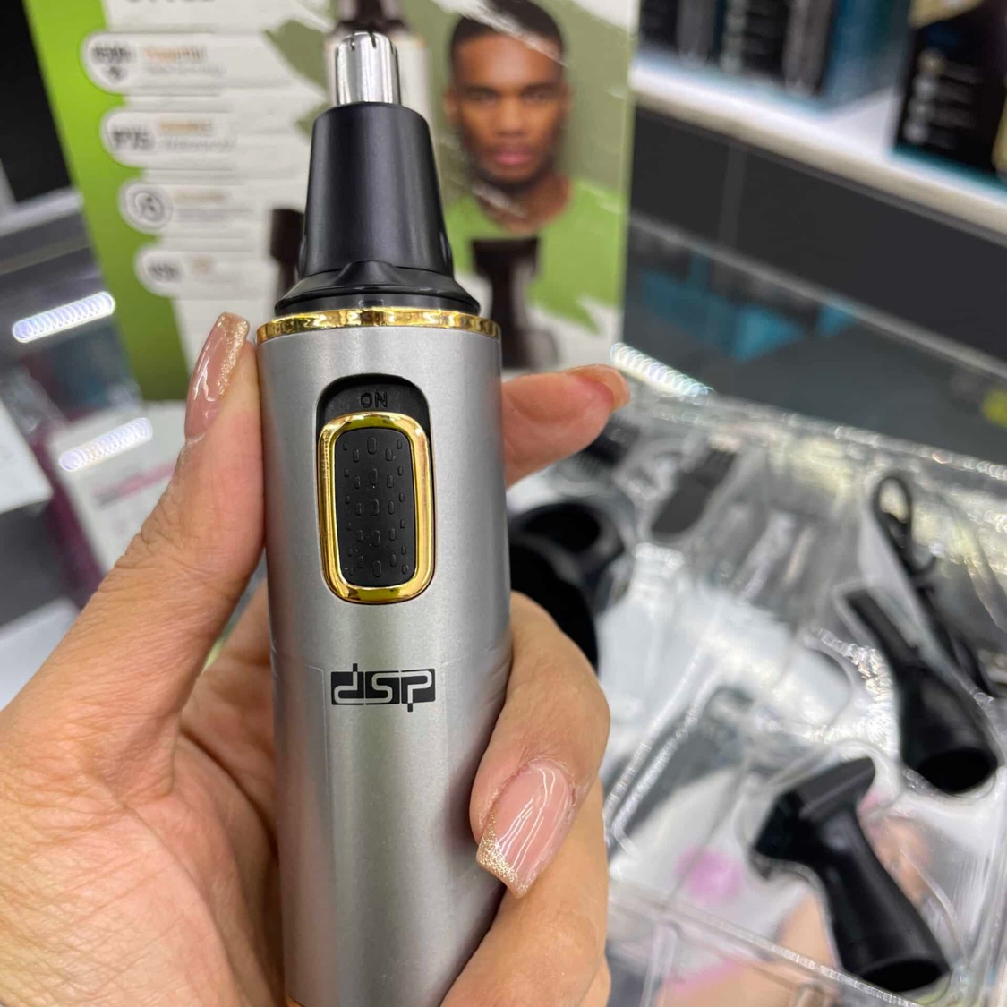 ست موزن گوش و بینی و خط زن دی اس پی مدل DSP model 40032 Nose trimmer set