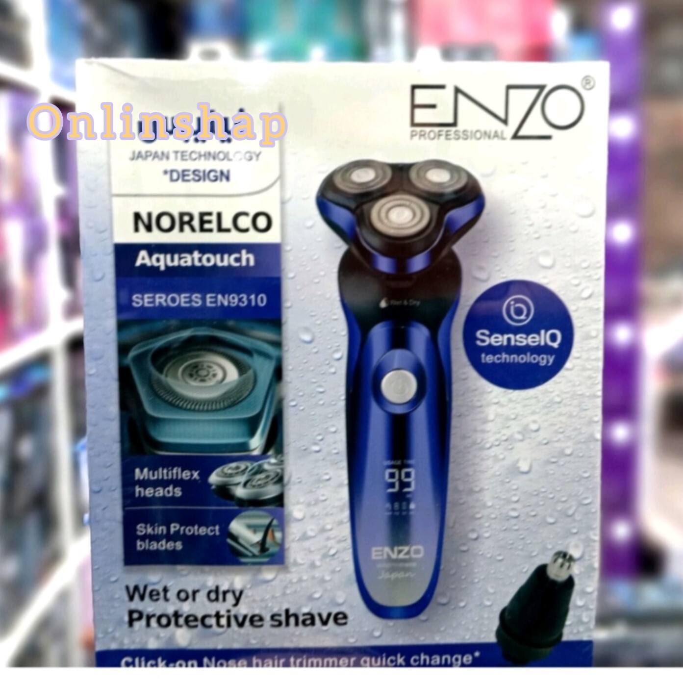 ریش تراش حرفه ای مارک انزو.مدلENZO9310  اورجینال