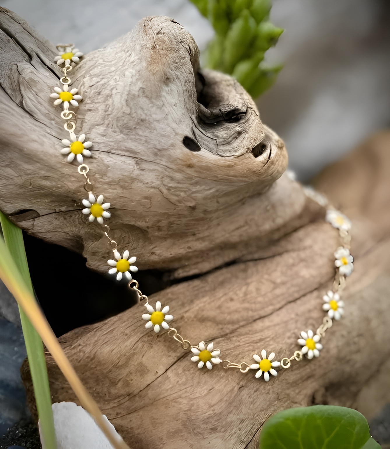 گردنبند بابونه ریز
