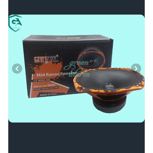 میدرنج متال مدل MT6900 سایز 6 اینچ ظرفیت 250 وات بسته 2 عددی