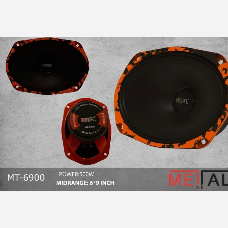 میدرنج متال مدل MT6900 سایز 6 اینچ ظرفیت 250 وات بسته 2 عددی