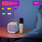 اسپیکر میکروفن دار مدل K12 رقص نور تقلید صدا