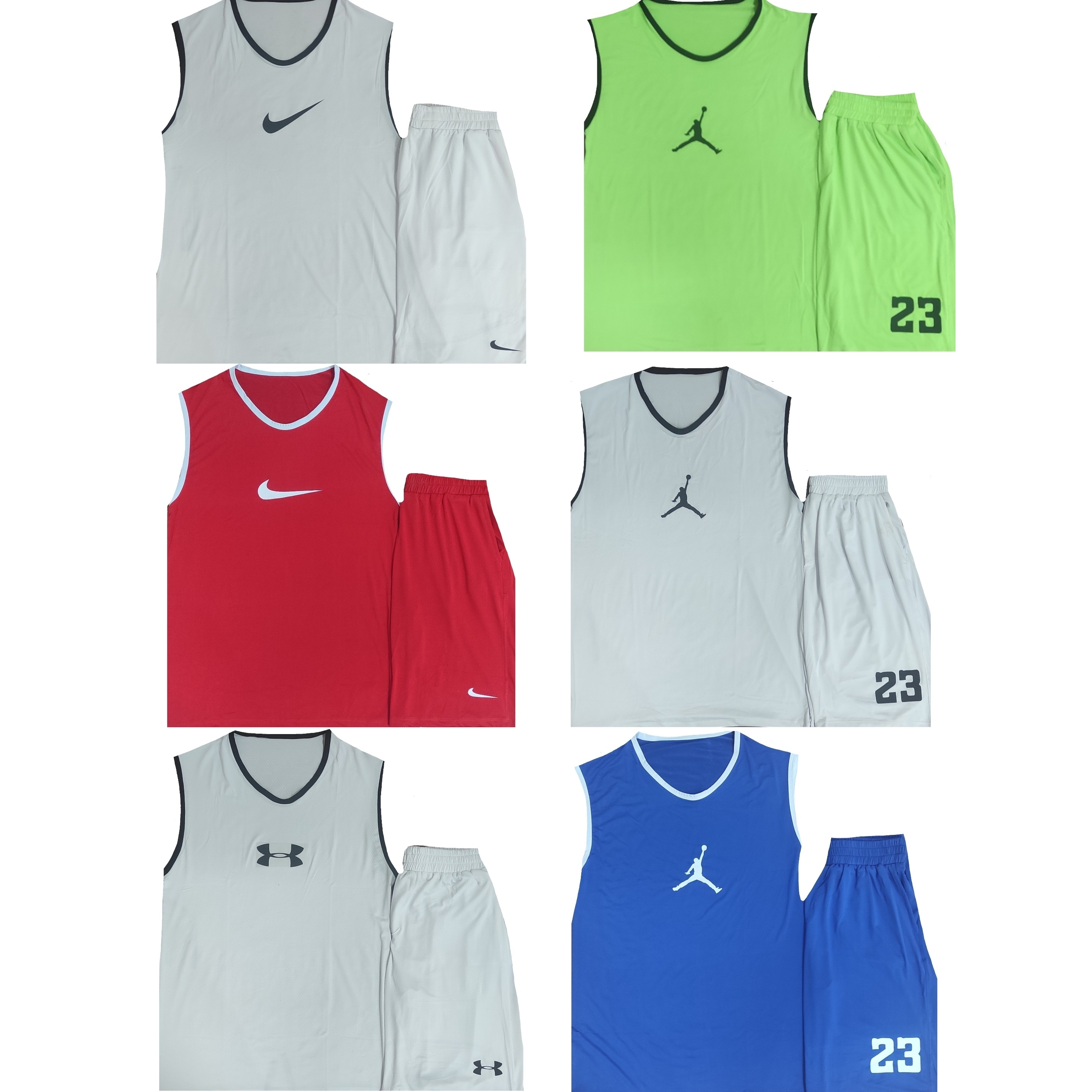 ست لباس بسکتبال، ست لباس بدنسازی پارچه سوزنی سایز XL تا 3XL