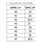 کفش مردانه ابی جذاب