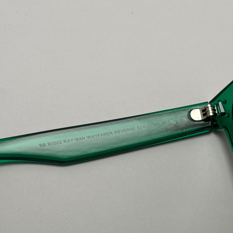 عینک آفتابی ریبن ویفرر شیشه سنگ سبز به همراه پک کامل ریبن Rayban WAYFARER RB 0502S (ارسال رایگان)