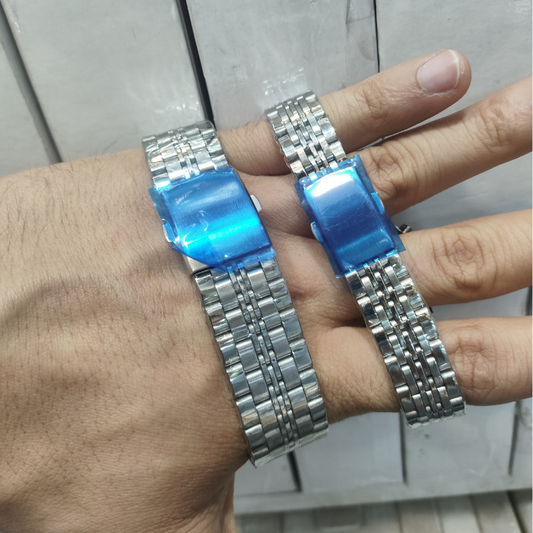 ساعت الگانس ست زنانه مردانه نقره ای صفحه سفید رنگ ثااابتت