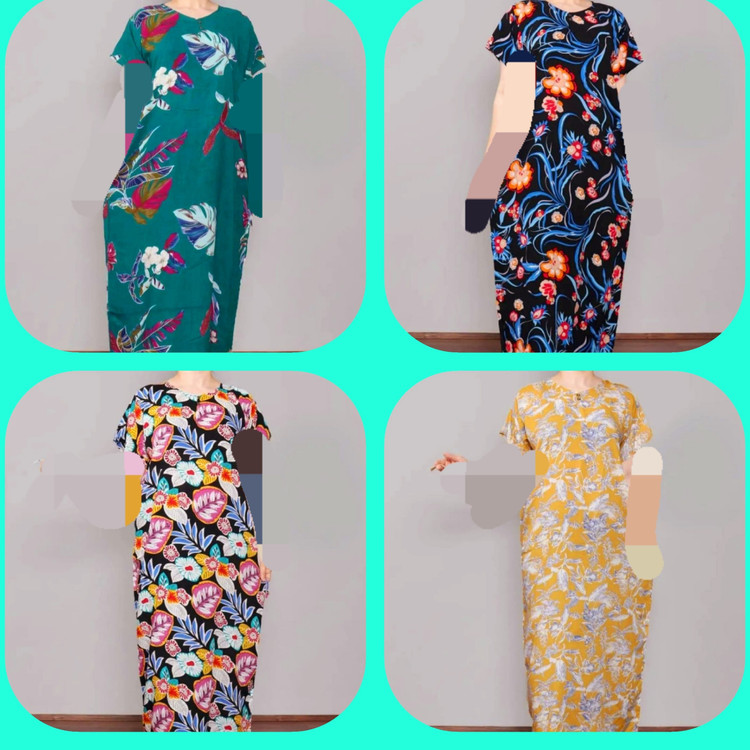 پیراهن نخی زنانه پیراهن راحتی قواره بزرگ پیراهن ساحلی زنانه پیراهن نخی آستین سرخود بلند پیراهن حاملگی