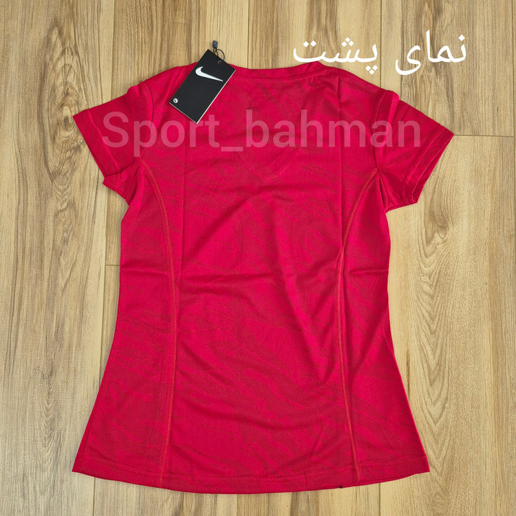 تیشرت زنانه ورزشی یقه هفت نایکی