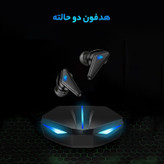 هدفون بلوتوثی مدل K55 بدون نویز کنسلینگ، درگاه شارژ USB Type-C، پشتیبانی از فرمان لمسی، دارای سه میکروفون، مقاومت در ...