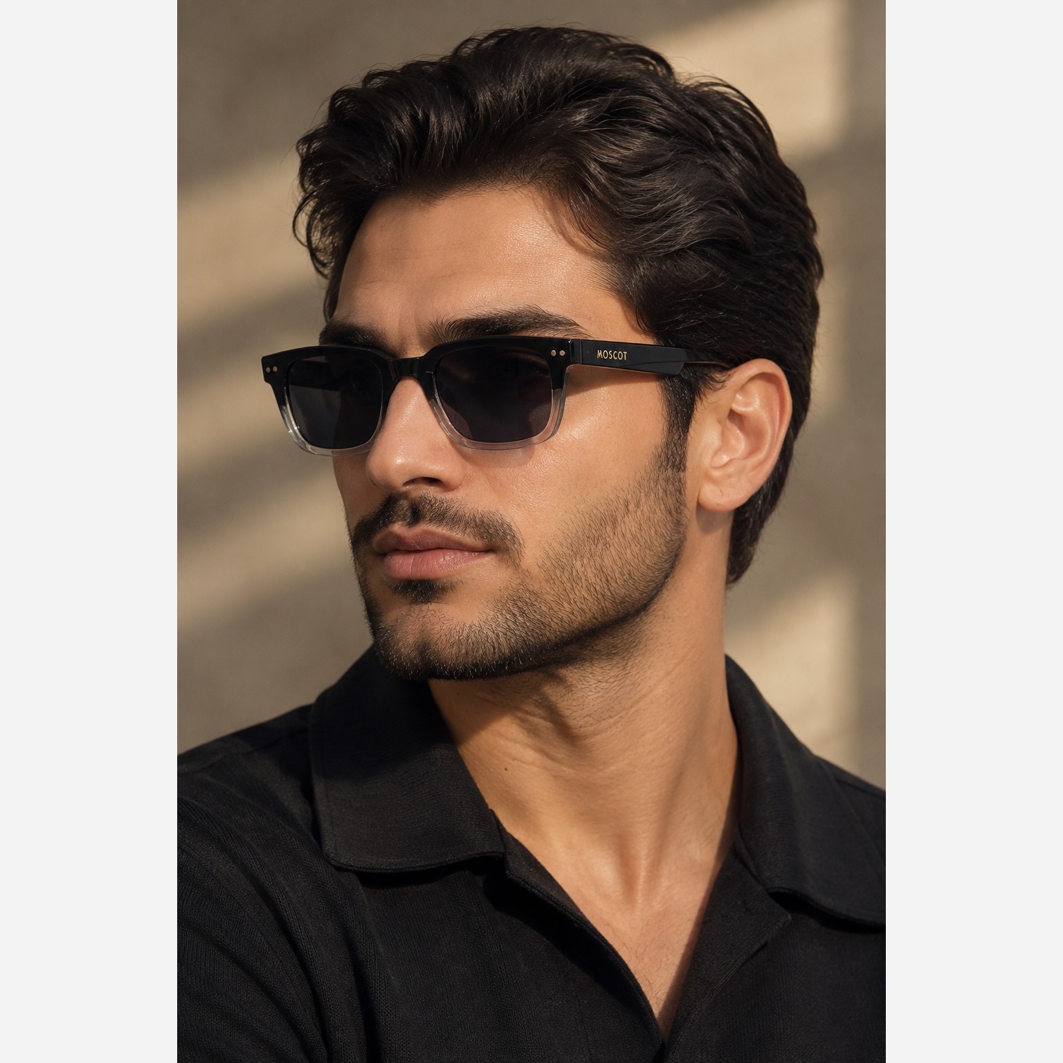 عینک موسکات مردانه مشکی هایلایت