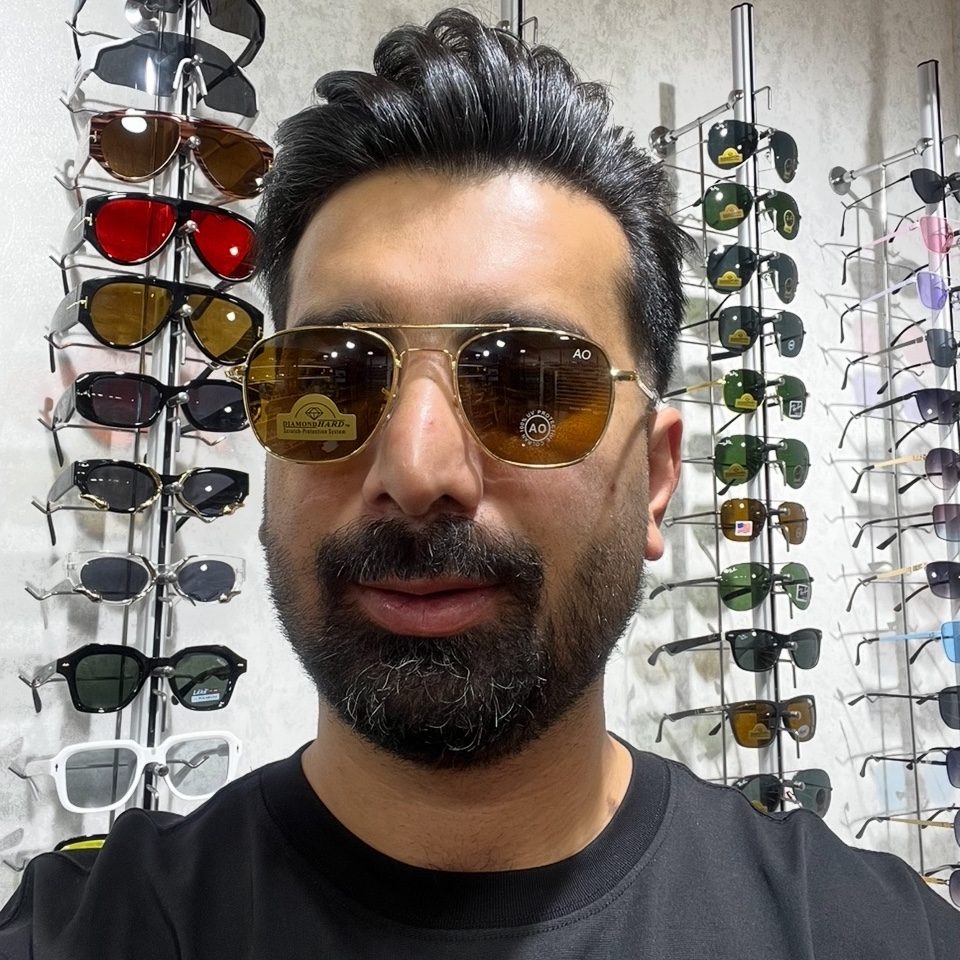 عینک آفتابی AO شیشه سنگ امریکن اپتیک