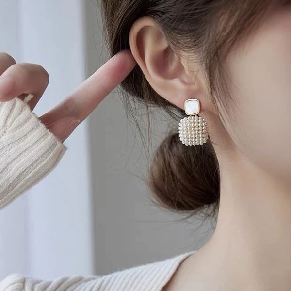 گوشواره مرواریدی جدید و جذاب طلایی